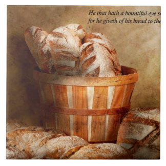 Inspirational - Ihr tägliches Brot - Sprichwörter Fliese