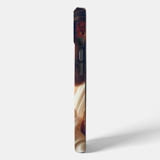 Inspirational Jesus Praying Gold Dove Scripture Case-Mate iPhone Hülle (Rückseite / Links)