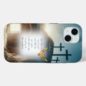 Inspirational Jesus Resurrection Gold Dove Bible Case-Mate iPhone Hülle (Rückseite (Horizontal))