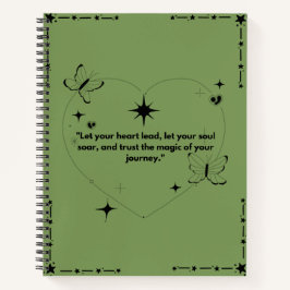 "Inspirational Journal - Vertrauen Sie Ihrer Reise Notizblock