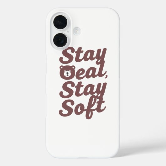 Inspirational Kindness Quote with Cozy Bear Case-Mate iPhone Hülle (Rückseite)