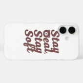 Inspirational Kindness Quote with Cozy Bear Case-Mate iPhone Hülle (Rückseite (Horizontal))