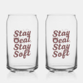 Inspirational Kindness Quote with Cozy Bear Dosenglas (Vorderseite)