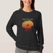 Inspirational Leaping Jumping Succeed Apparel T-Shirt (Vorderseite)