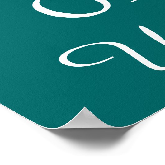 Inspirational LIFE Quote Poster - Personalize (Ecke)