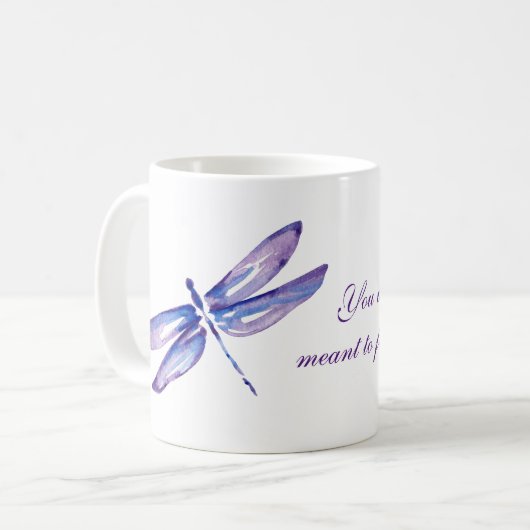 Inspirational lila einzigartige Geschenke der Kaffeetasse (Vorderseite Links)