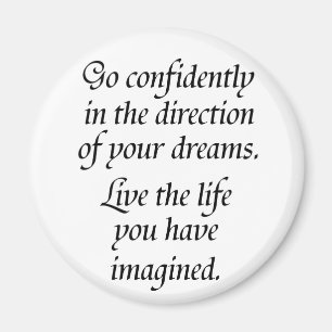 Inspirational Magneten der Zitatgeschenke, die Magnet