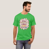 Inspirational Mandala with Motivational Quotes fri T-Shirt (Vorne ganz)