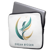 Inspirational Minimal Art Logo Laptopschutzhülle (Vorderseite Links)