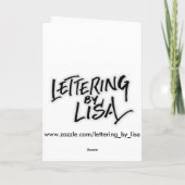 Inspirational Mitteilungskarten - Auswirkung einer (Rückseite)