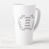 Inspirational Mom Quote Mug Milchtasse (Rechte Ecke)