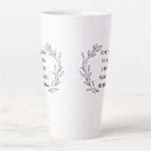 Inspirational Mom Quote Mug Milchtasse (Vorderseite)