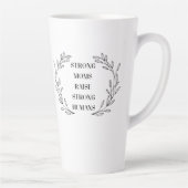 Inspirational Mom Quote Mug Milchtasse (Rechts)