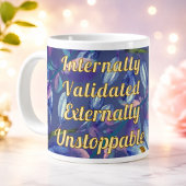 Inspirational Monogram Internally Validated Boss Jumbo-Tasse