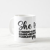 Inspirational Mother’s Day Mug Kaffeetasse (Vorderseite Links)