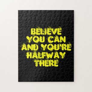 Inspirational Motivation Positive Success Quotes Puzzle