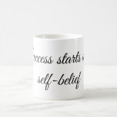 Inspirational Motivation Quote Design” Kaffeetasse (Mittel)