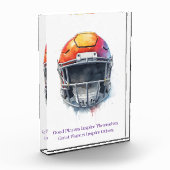 Inspirational Motivational Football Helmet  Fotoblock (Links)