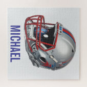 Inspirational Motivational Football Helmet Name Puzzle (Horizontal)