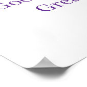 Inspirational Motivational Football Helmet Poster (Ecke)