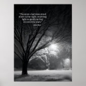Inspirational motivational nature quote poster (Vorne)