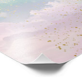 Inspirational Motivational Rumi Quote Pastel Cloud Fotodruck (Ecke)