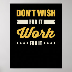 Inspirational motivierend Erfolgs-Zitat Poster