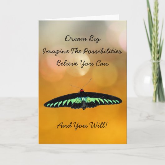 Inspirational motivierend Ermutigung Karte (Vorderseite)