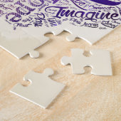 Inspirational motivierend Wort-Wolken-Kunst im Puzzle (Seite)