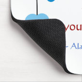 Inspirational motivierend Zitat Mousepad (Ecke)