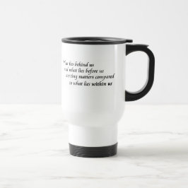 Inspirational motivierend Zitatgeschenke der Reisebecher