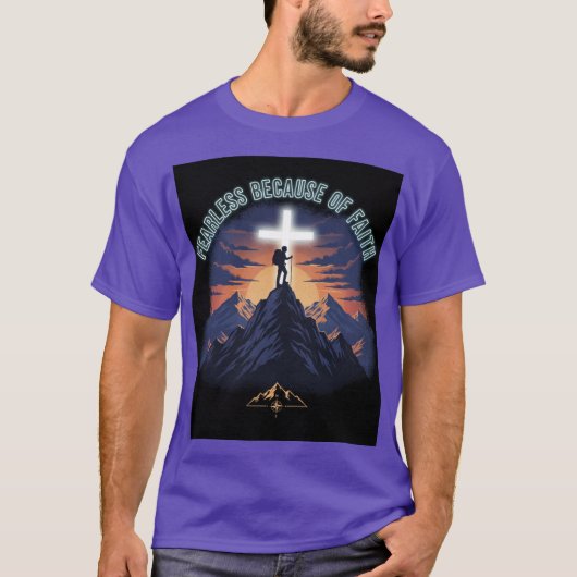 Inspirational Mountain Design Tee (Vorderseite)