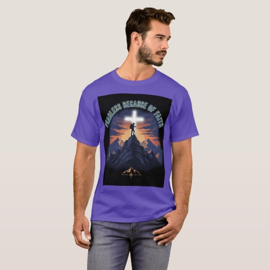 Inspirational Mountain Design Tee (Vorne ganz)