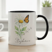 Inspirational Mug - Daisy Butterfly Choose Joy Tasse