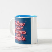 Inspirational Mug Zweifarbige Tasse (Vorderseite Links)