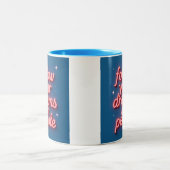 Inspirational Mug Zweifarbige Tasse (Mittel)