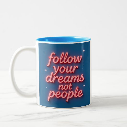 Inspirational Mug Zweifarbige Tasse (Links)