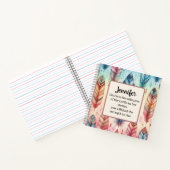 Inspirational Native American Spiral Notebook Notizblock (Innenseite)