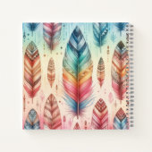 Inspirational Native American Spiral Notebook Notizblock (Rückseite)