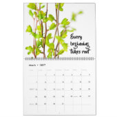 Inspirational Nature Quotes Calendar Kalender (Mär 2027)