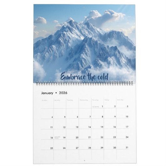 Inspirational Nature Quotes Calendar Kalender (Jan 2026)