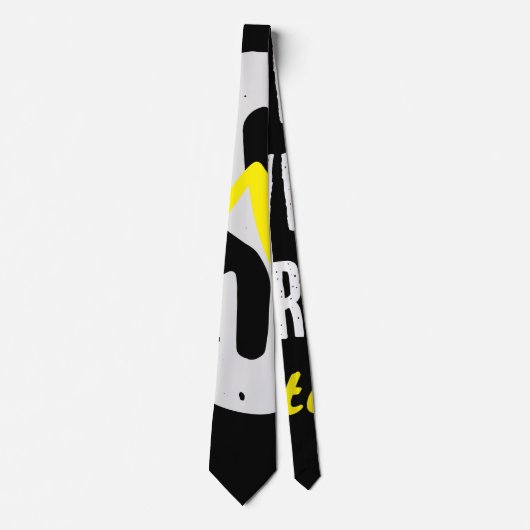 Inspirational Neck Tie Bold Modern  Design Krawatte (Vorderseite)