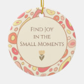 Inspirational Ornament with Custom Photo (Vorne)