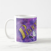 Inspirational Peace Word Art Kaffeemübel Kaffeetasse (Links)