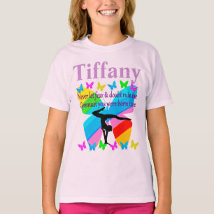 INSPIRATIONAL PERSONAL BUTTERFLY GYMNASTICS TSHIRT