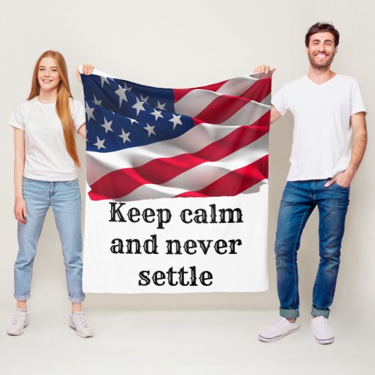 Inspirational phrase fleecedecke (Beispiel)