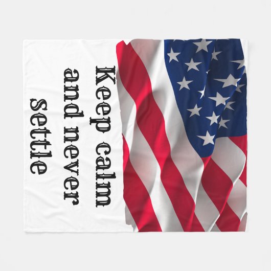 Inspirational phrase fleecedecke (Vorderseite (Horizontal))