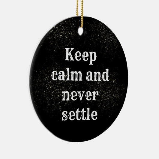 Inspirational phrase keramik ornament (Rechts)