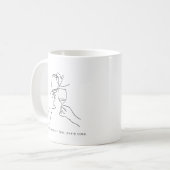 Inspirational Positive Mindset Quote Kaffeetasse (Vorderseite Links)