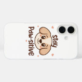 Inspirational Positive Puppy Message Case-Mate iPhone Hülle (Rückseite (Horizontal))